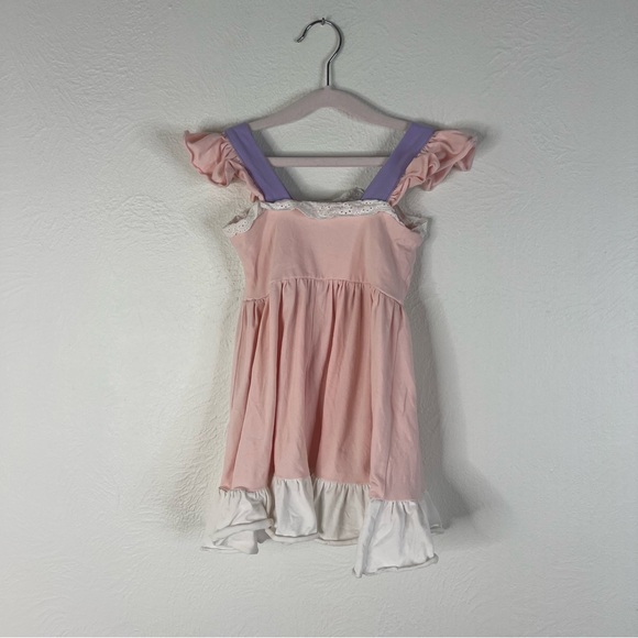 Only Little Once Rapunzel Pink and Purple Kids Costume Dress size 2 - Picture 4 of 8